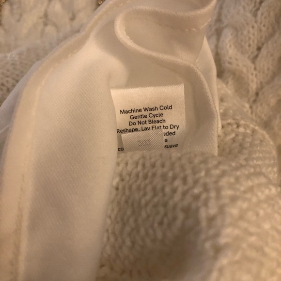 VENUS Off-Shoulder Cable Knit Dress - Cream - Picture 13 of 16